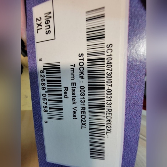 BARE Mens 2XL Wetsuit 7mm Step-In Hooded Vest - Picture 4 of 7